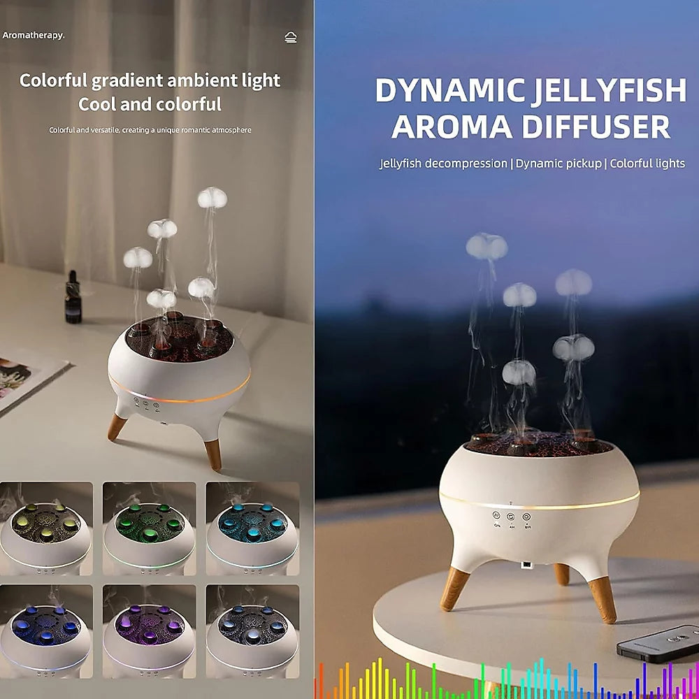Dynamic Jellyfish Diffuser Air Humidifier + Remote Control