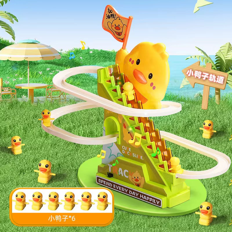 Children’s Electronic Duck Climbing Stairs Toy (Head-Up Training) Ct 6