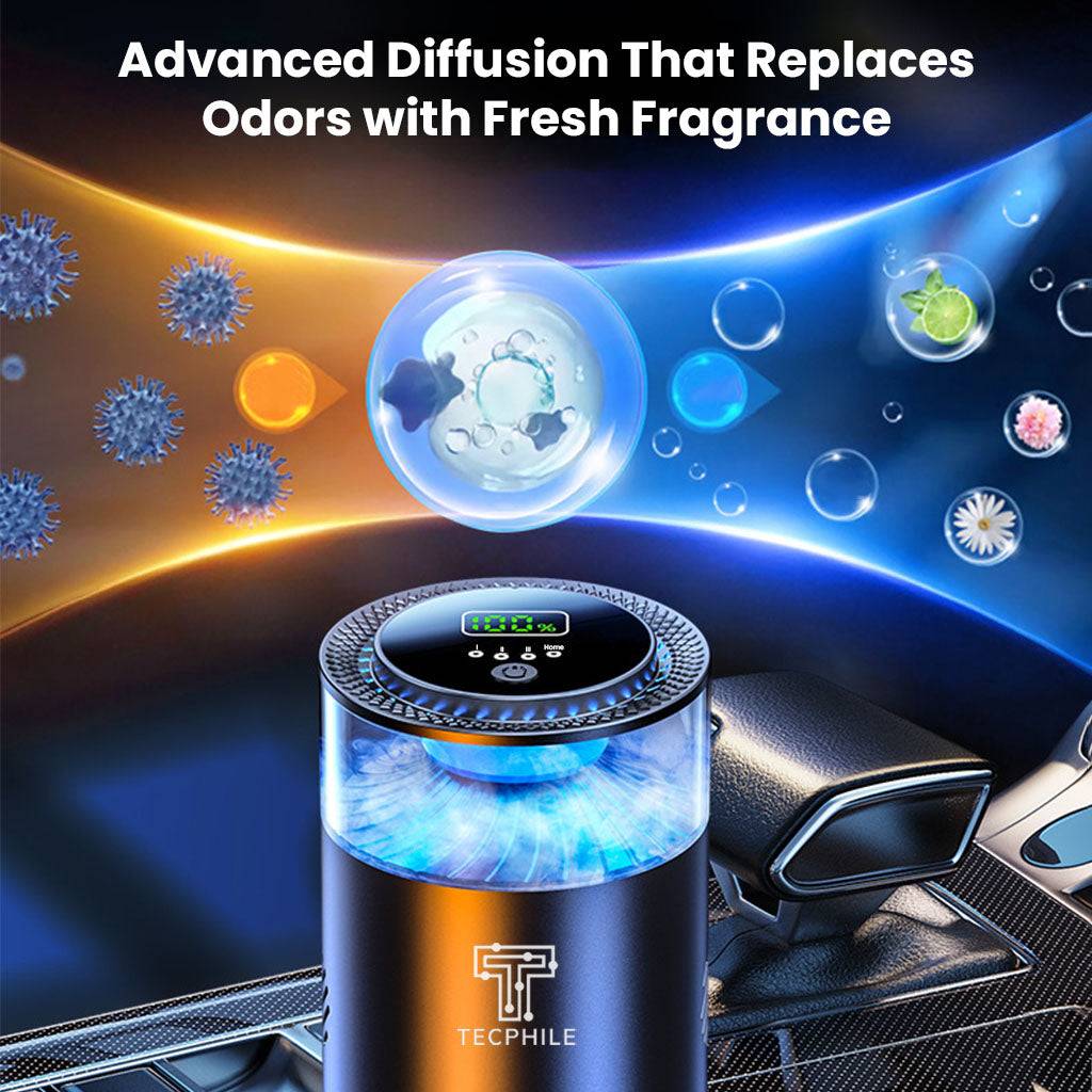 Smart Car Air Freshener & Aromatherapy Diffuser