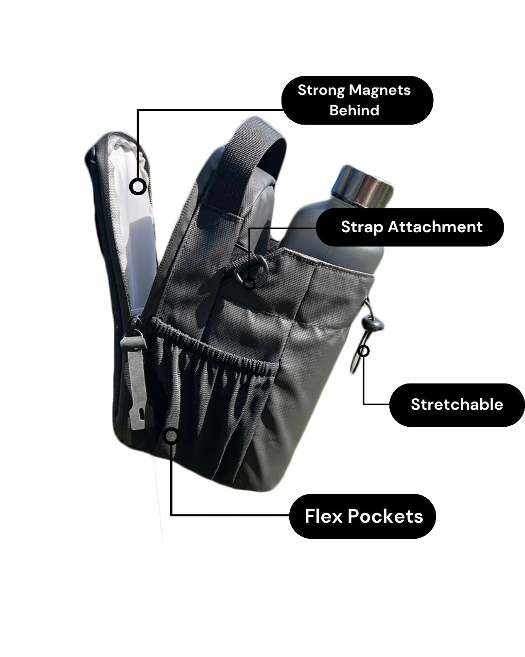 High Quality Strong Magnetic Gym / Travel Bag