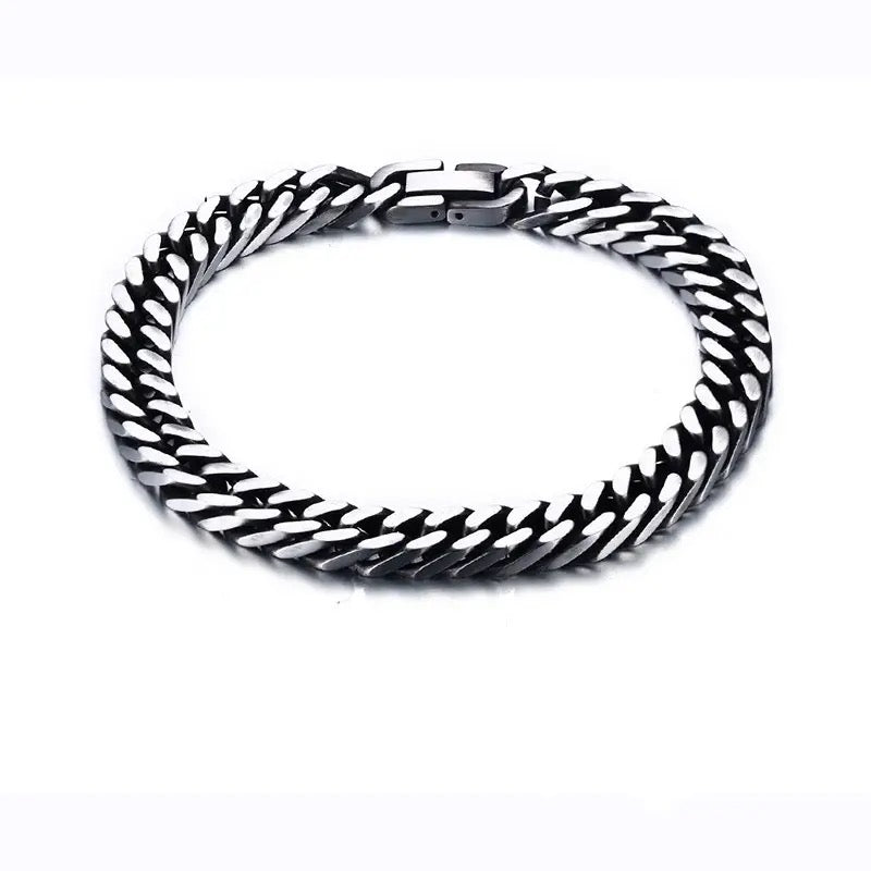 High Quality Thick Stainless Steel Cuban Bracelets (10mm)