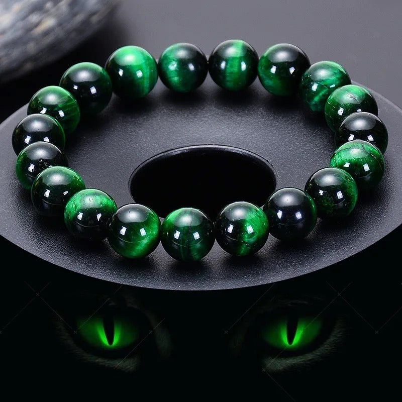 Green Tiger Eye Bracelets