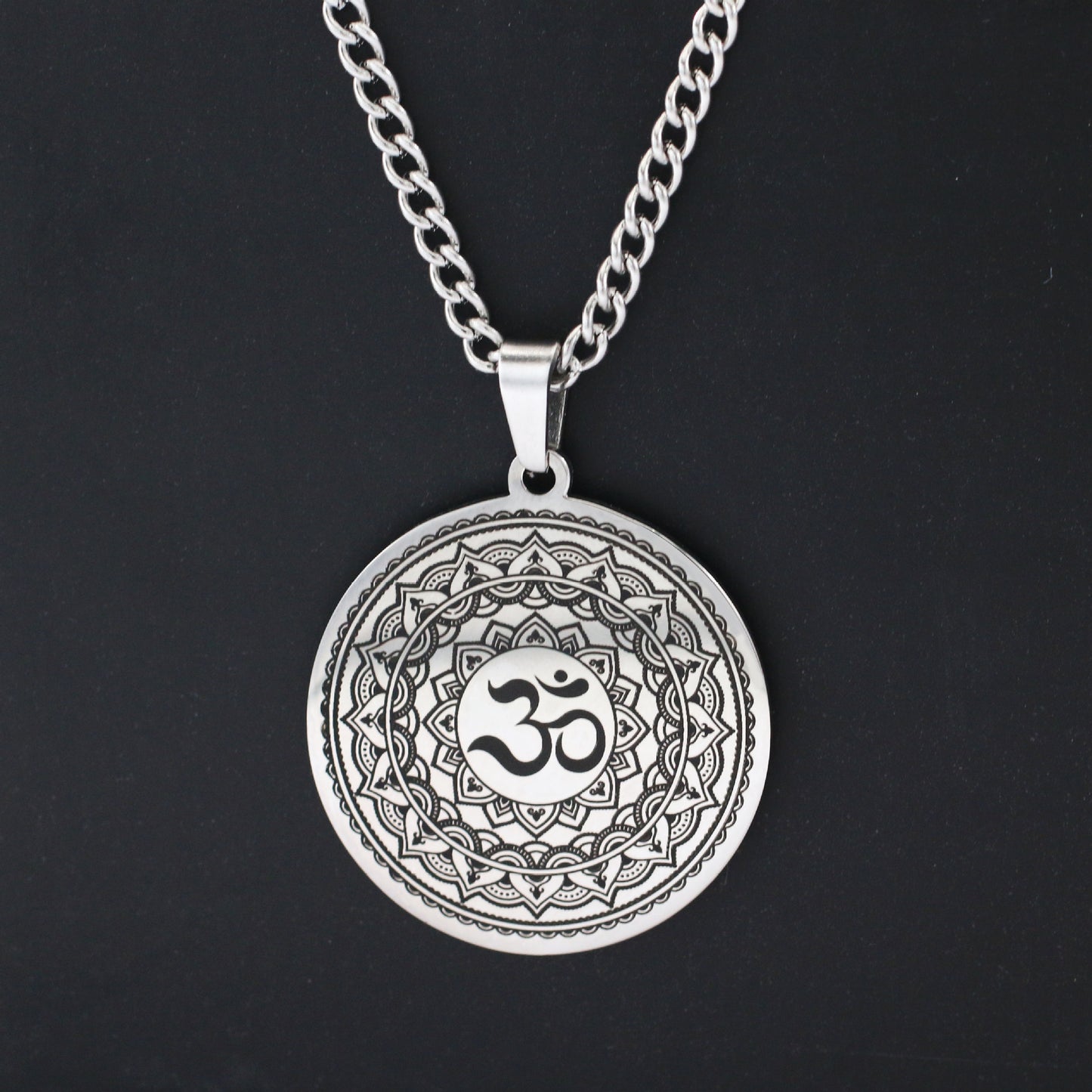 Stainless Steel “OM” Hindu Necklace