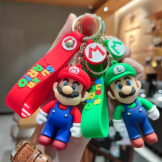 Mario & Luigi Keychains