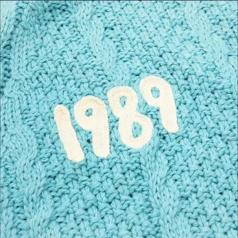 Taylor Swift “1989” V Neck Cardigan Sweater