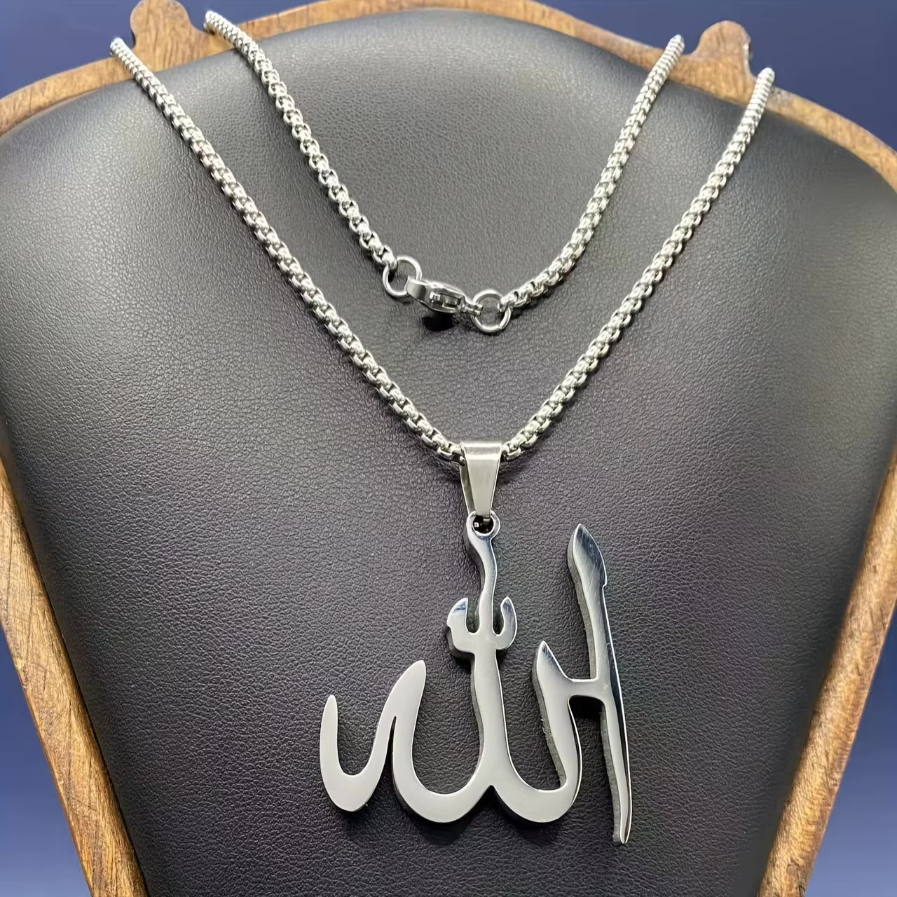 Stainless Steel “Allah” Islamic Gods Names Necklace