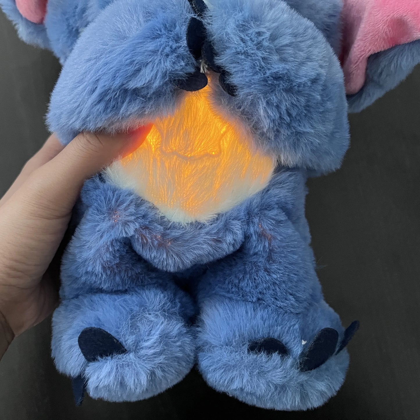 Stitch & Angel Breathing Plushie with Baby Music 🎵