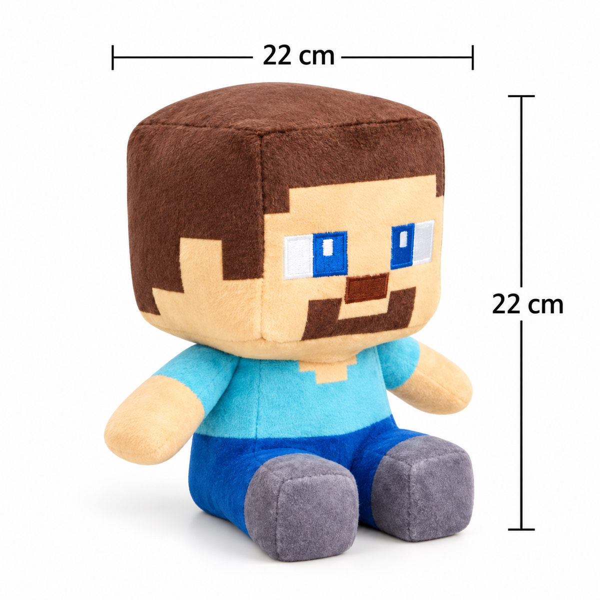 Minecraft Character Plushies – Pig, Steve & Creeper
