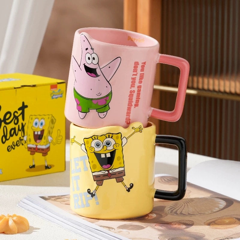 Official Branded SpongeBob Ceramic Mugs (500ml)