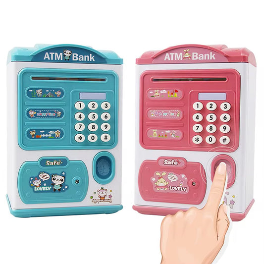 Kids Saving Money Automatic ATM Bank Machine Toy