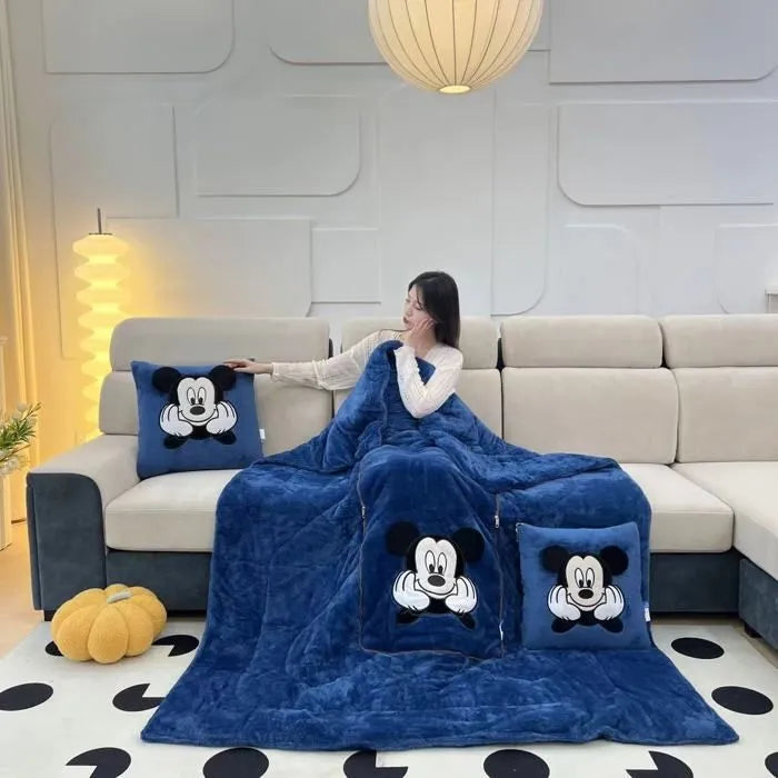 Disney Mickey Mouse Multipurpose Pillow-Blanket