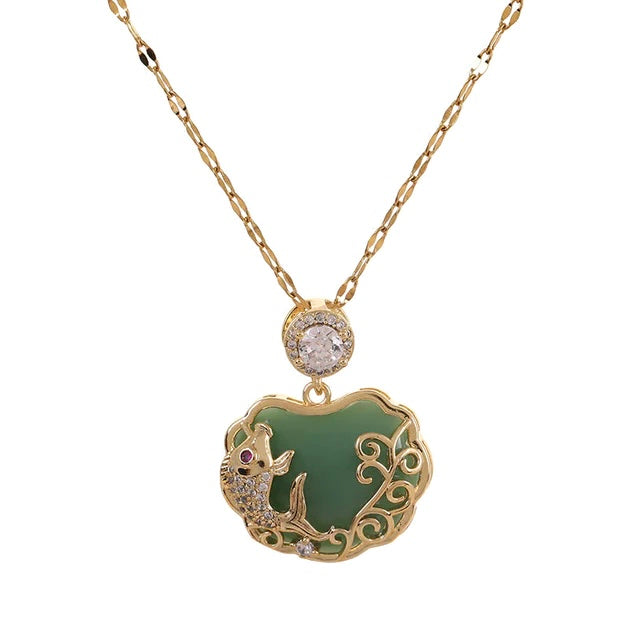 Koi Jade Necklace