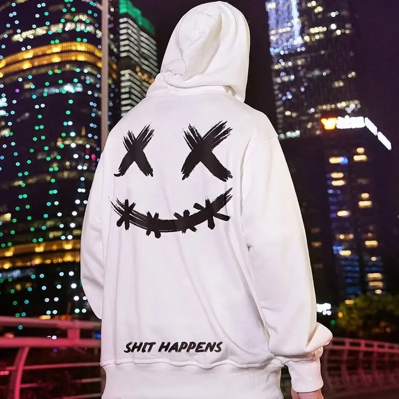 “Sh!t Happens” Trending Ghost Face Hoodie