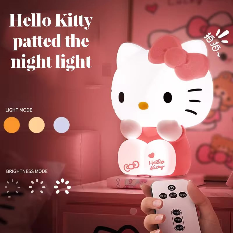 LIMITED EDITION- Large Hello Kitty Squishy Silicone Night Light + Remote