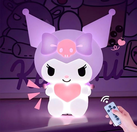 Large Kuromi Squishy Silicone Night Light + Remote Control (Limited Edition)
