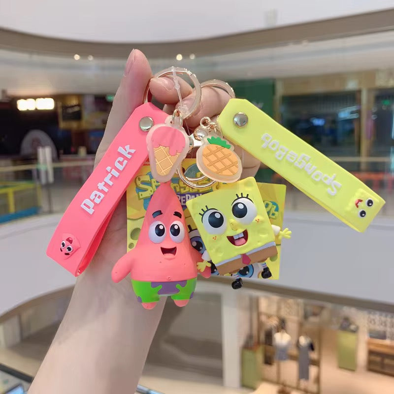 Spongebob Characters Adorable keychains