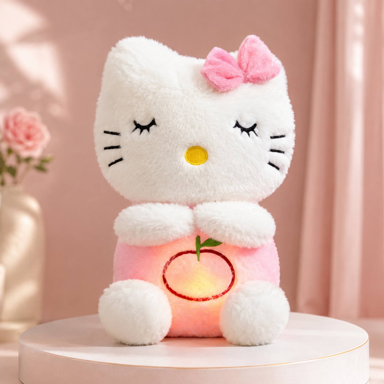 Hello Kitty Breathing Plushie with Soft Music