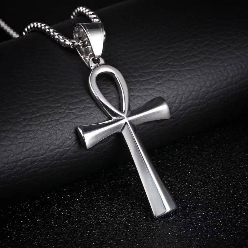 Stainless Steel Ankh Necklace