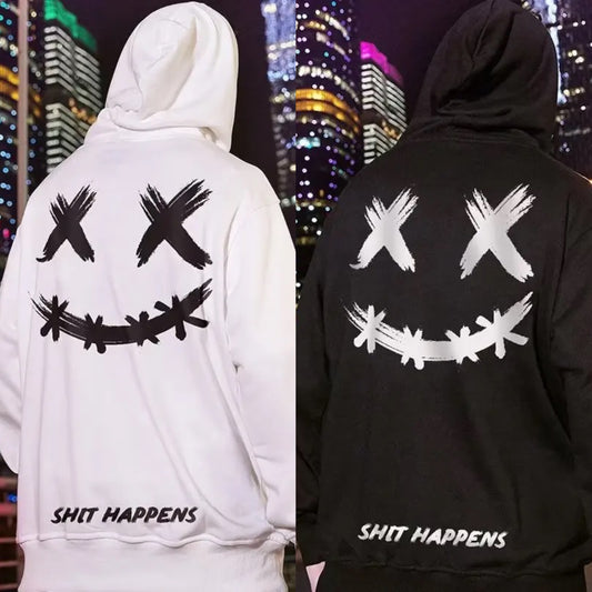 “Sh!t Happens” Trending Ghost Face Hoodie