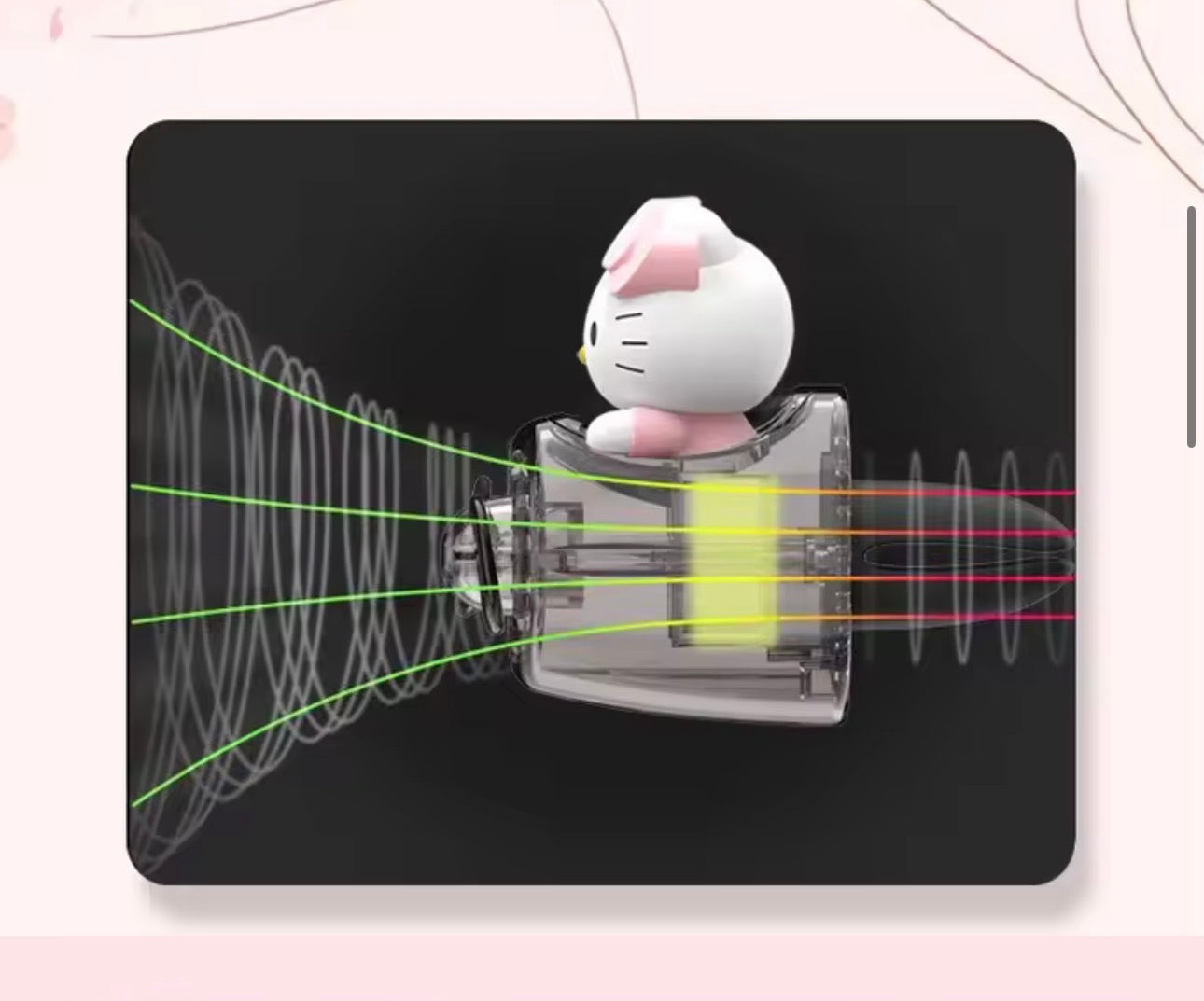 Hello kitty Rotating Blade Car Air Freshener