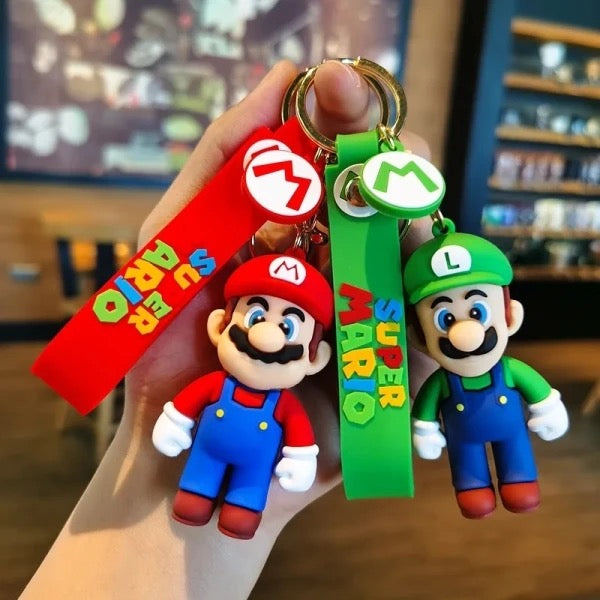 Mario & Luigi Keychains