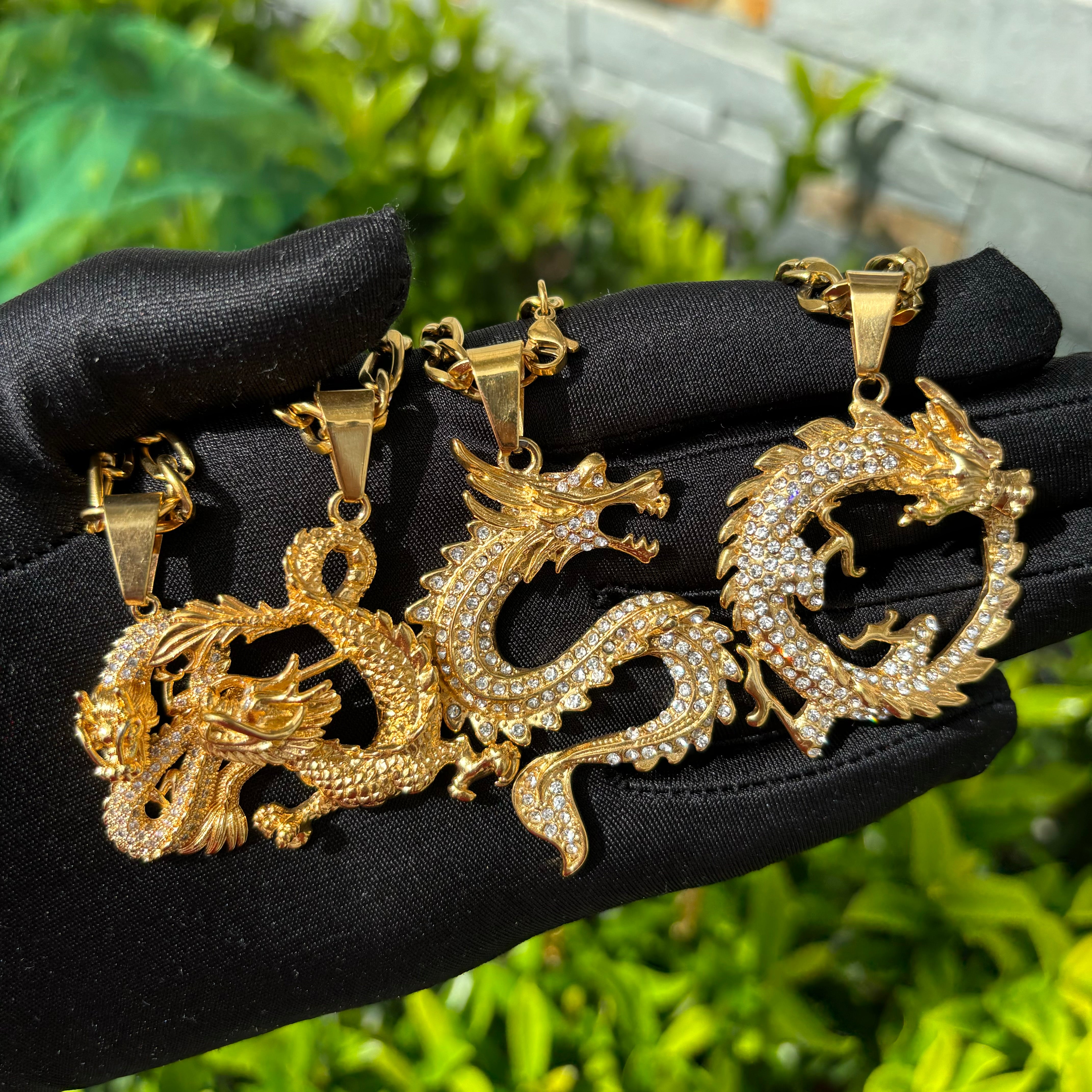Stainless Steel Dragon Zircon Chains – Trininecessities.com