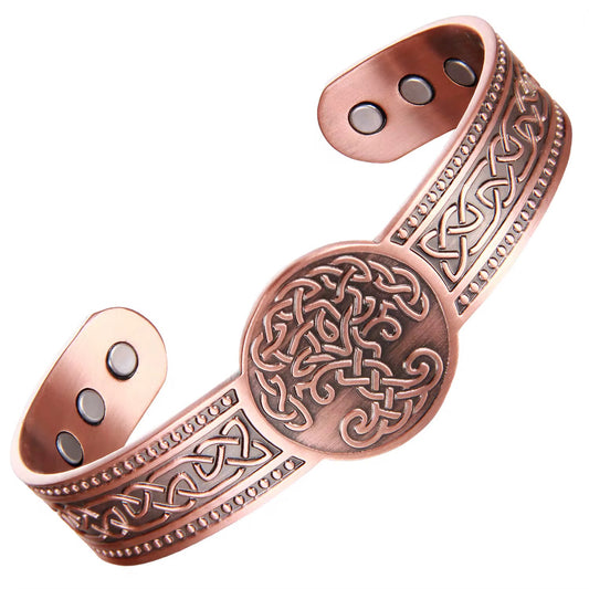 Adjustable Ultra Strength Pure Copper Magnetic Bracelet (99.99% Copper)