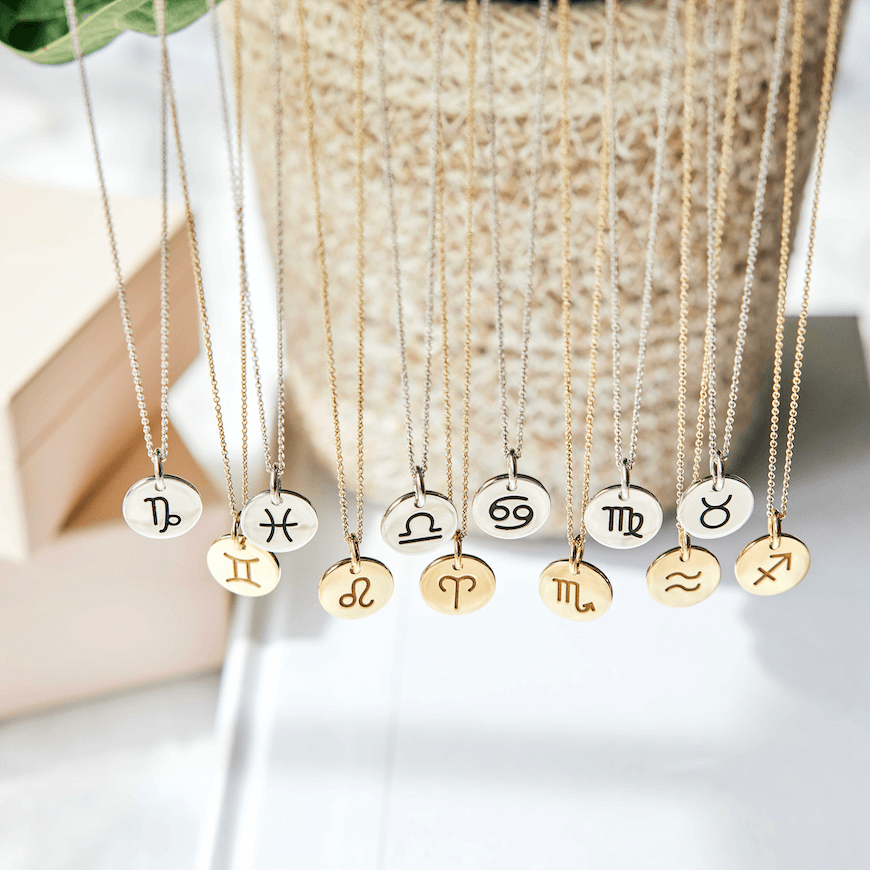 Stainless Steel Zodiac Sign Chains (Gold & Silver)