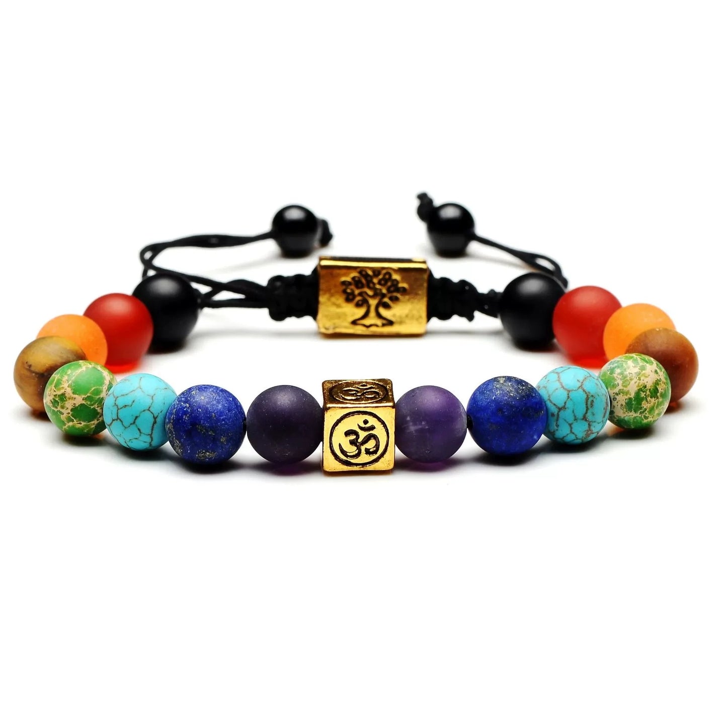 7 Chakra Natural Stone Bracelets