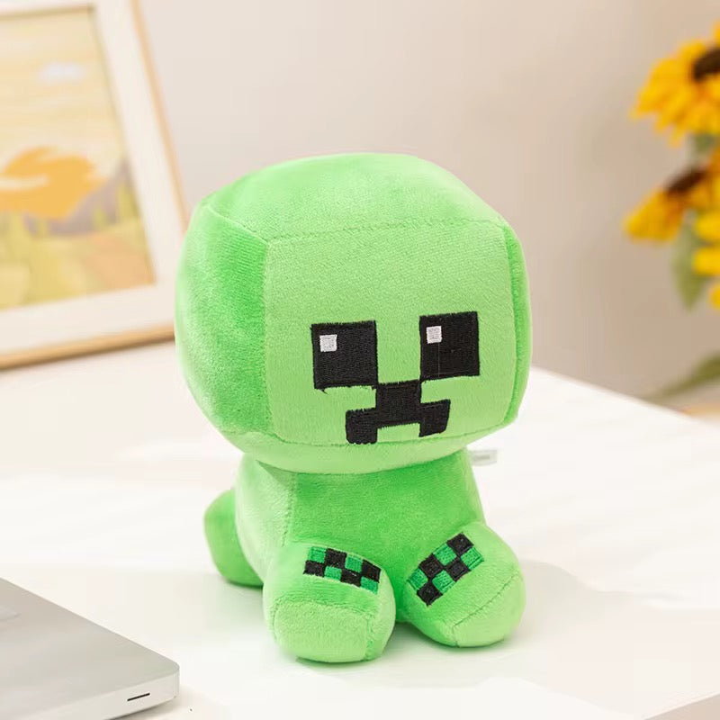 Minecraft Character Plushies – Pig, Steve & Creeper