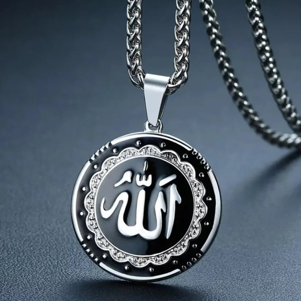 Stainless Steel “Allah” Islamic Gods Names Necklace