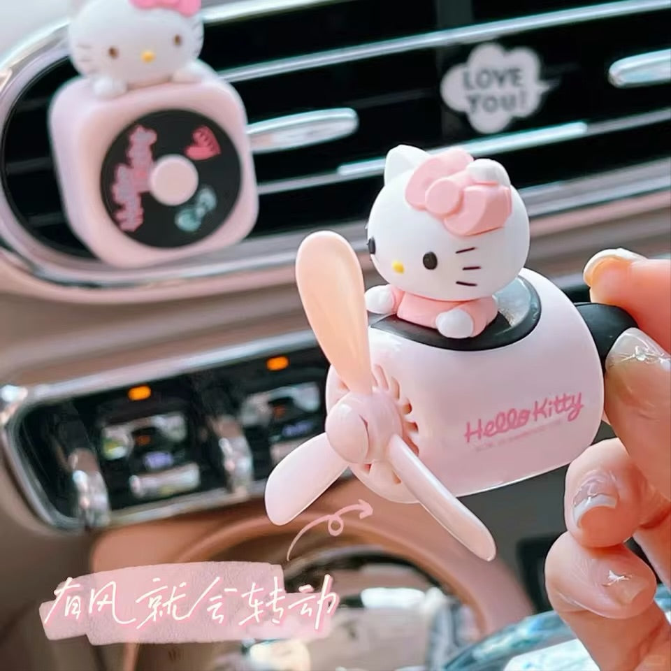 Hello kitty Rotating Blade Car Air Freshener