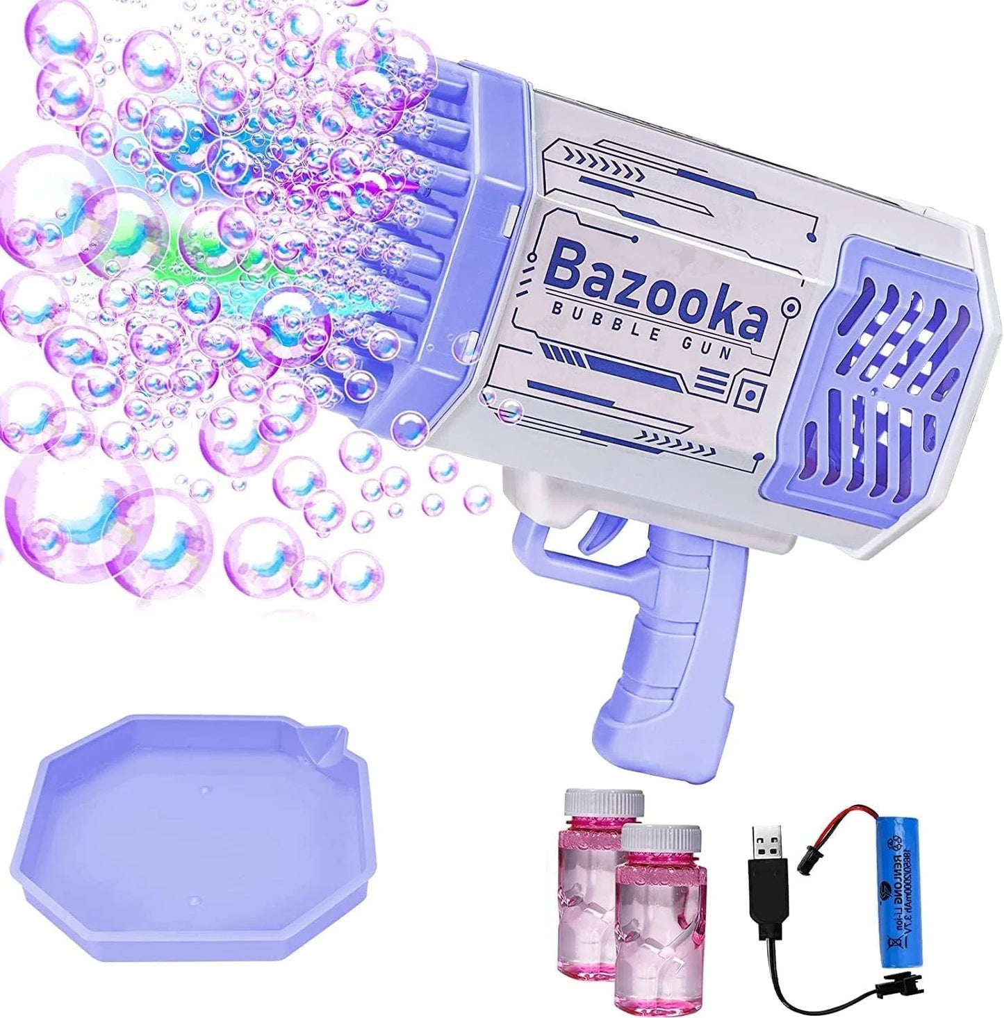 Bazooka LED Bubble Machine Gun