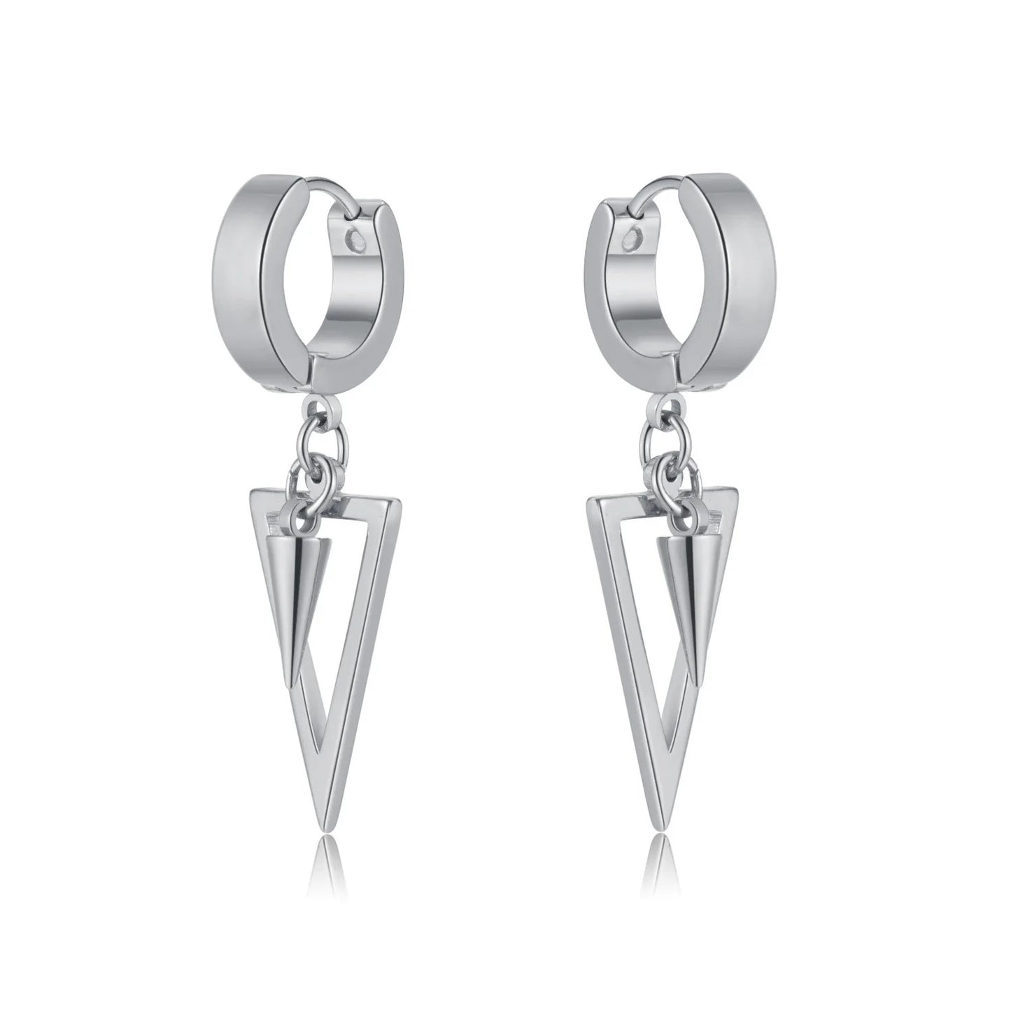 Unisex-Men’s Stainless Steel Earrings