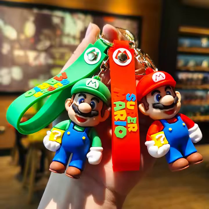 Mario & Luigi Keychains