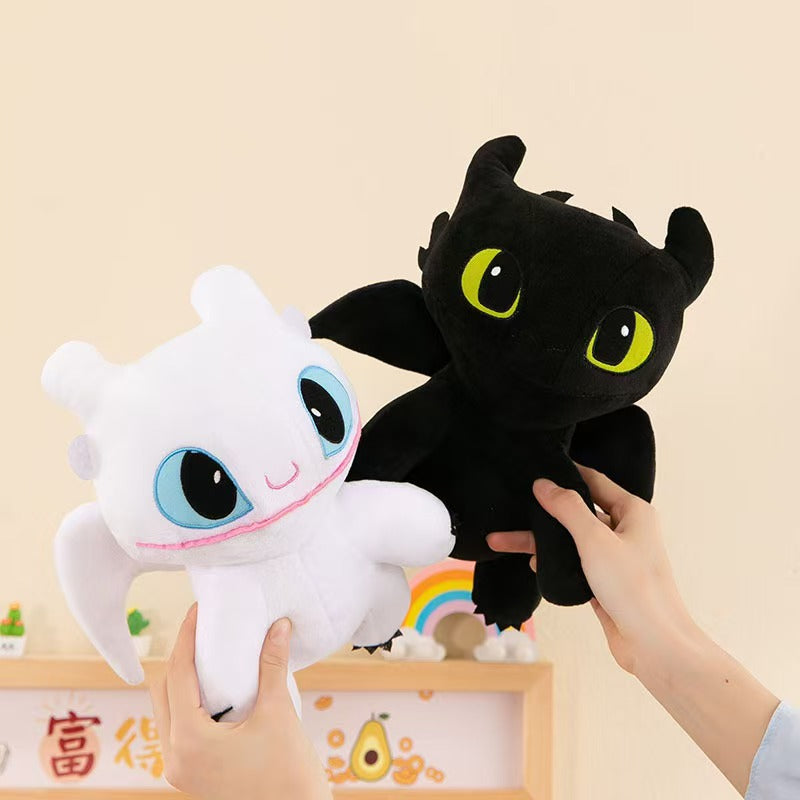 30cm Toothless Night Fury How to Train your Dragon (HTTYD) Plushies Pair