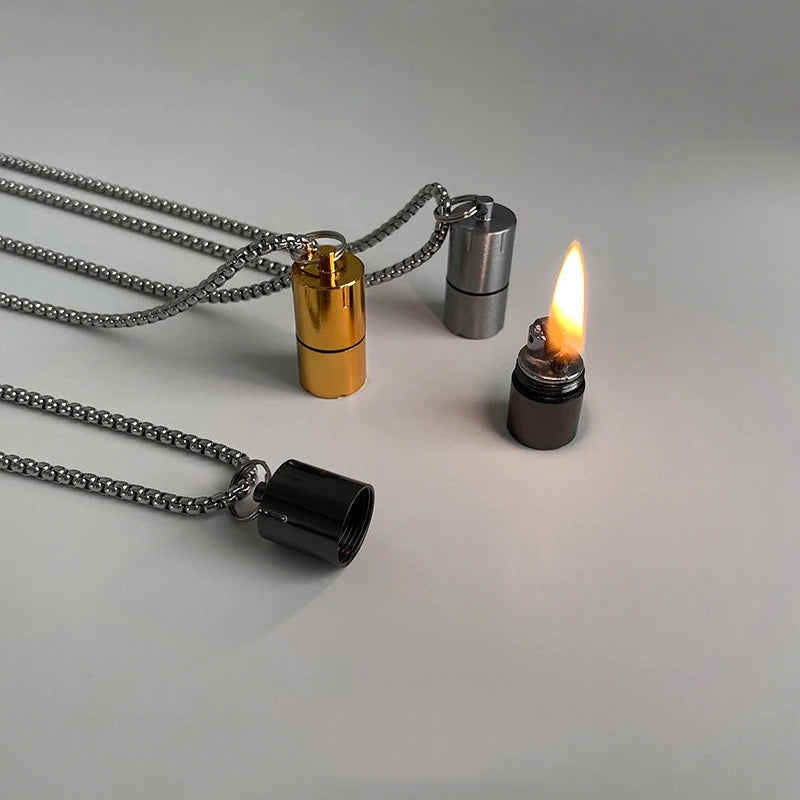 Stainless Steel Lighter Necklace