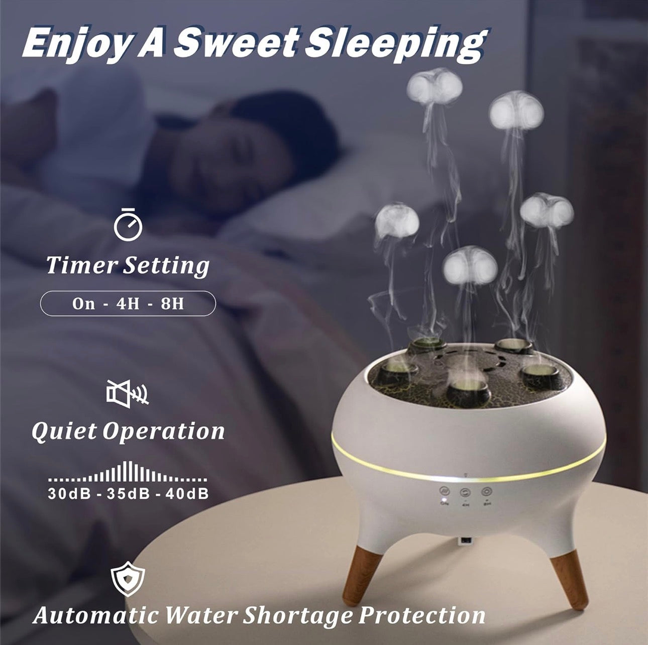 Dynamic Jellyfish Diffuser Air Humidifier (Remote Control)