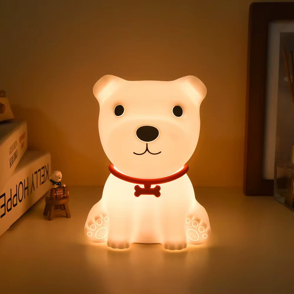 Adorable Squishy Silicone Animal Night Light (Doggy)