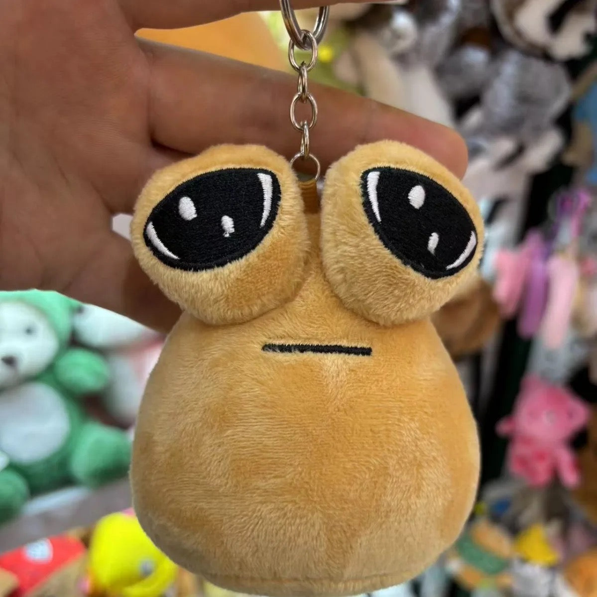 Pou Sad Look adorable Plushie & Keychains