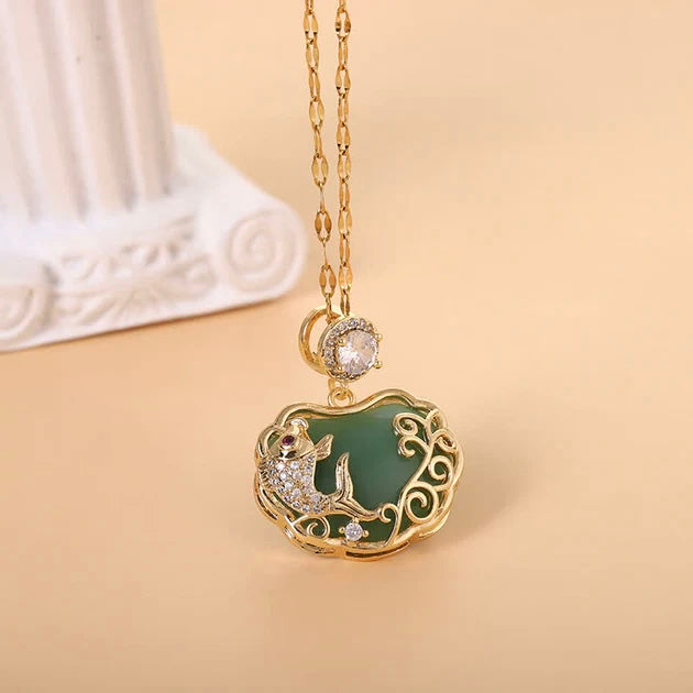 Koi Jade Necklace