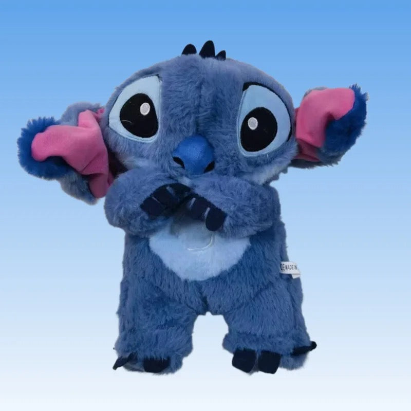 Stitch & Angel Breathing Plushie with Baby Music 🎵