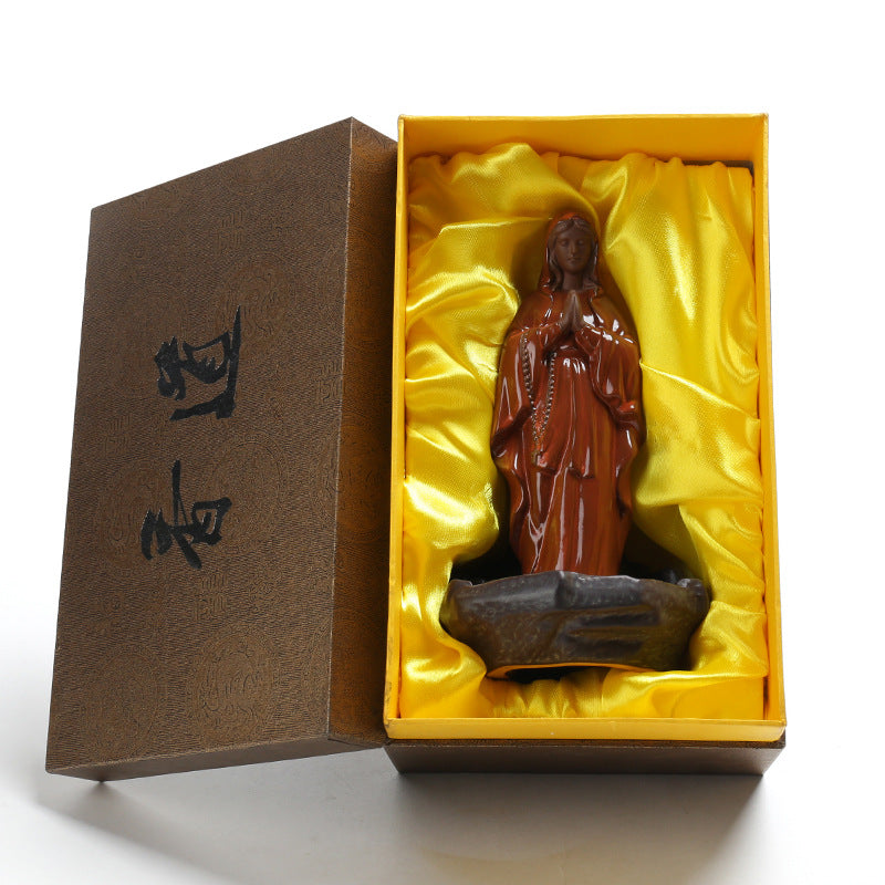 Jesus & Mary Incense Holder + 10 Free Back-Flow Incense