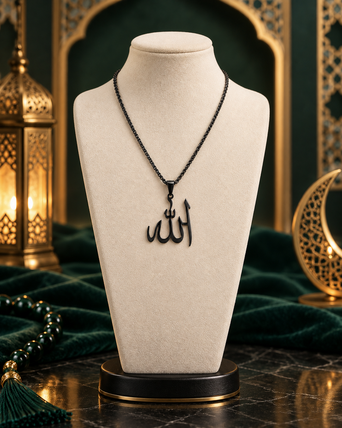 Stainless Steel “Allah” Islamic Gods Names Necklace