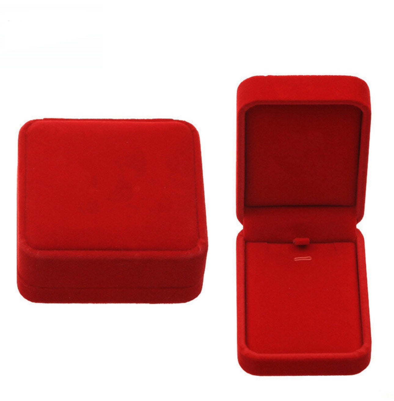 (Premium Packaging) High Quality Velvet Jewelry Set Box - Engagement Box