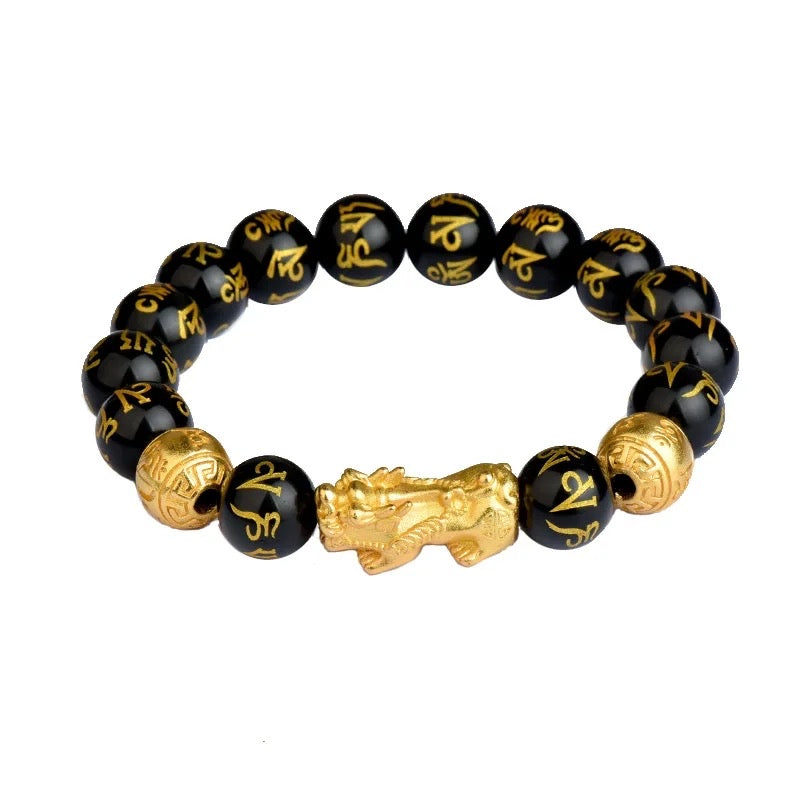 24k Gold Plated Feng Shui Wealth Pixiu Bracelet