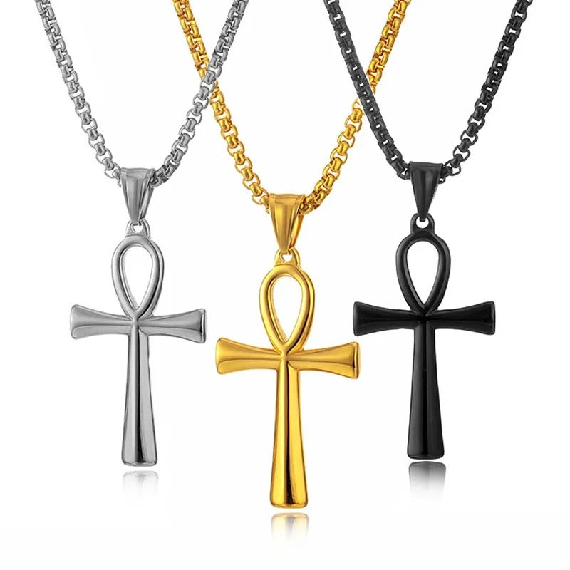 Stainless Steel Ankh Necklace