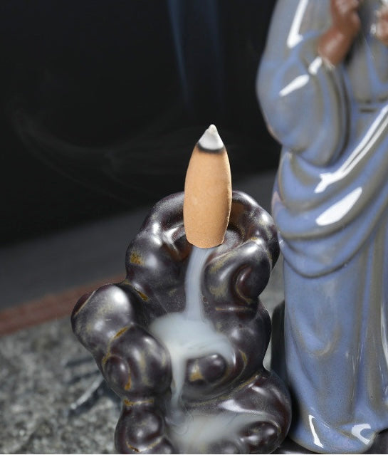 Jesus & Mary Incense Holder + 10 Free Back-Flow Incense