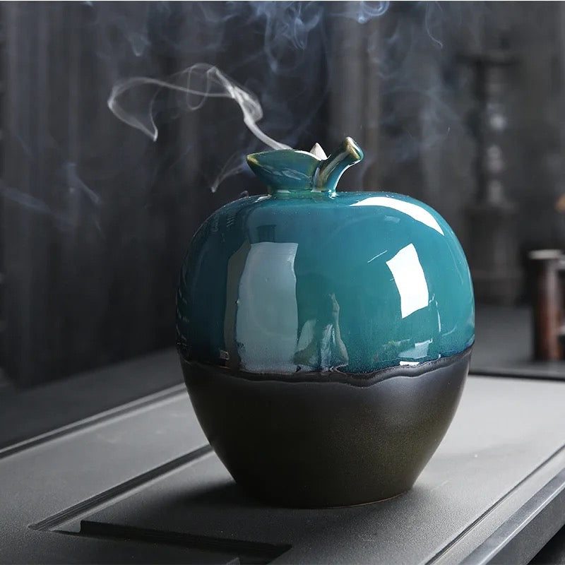 Apple Designed Back-Flow Incense Holder + 10 Free Incense Cones