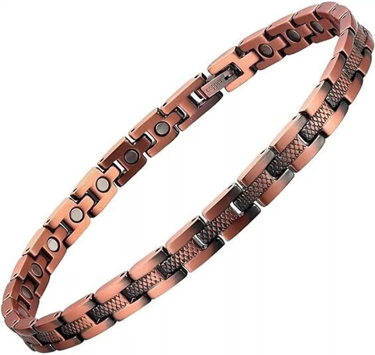 Ultra Strength Pure Copper Magnetic Anklet (99.99% Copper)